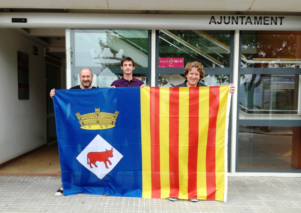 La bandera de Vacarisses als JJOO