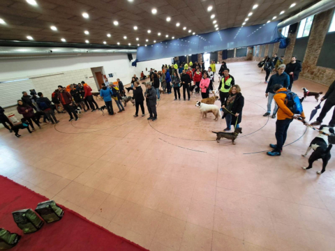 Acte de lliurament de trofeus de la CaniVac Xtreme, a La Fàbrica.